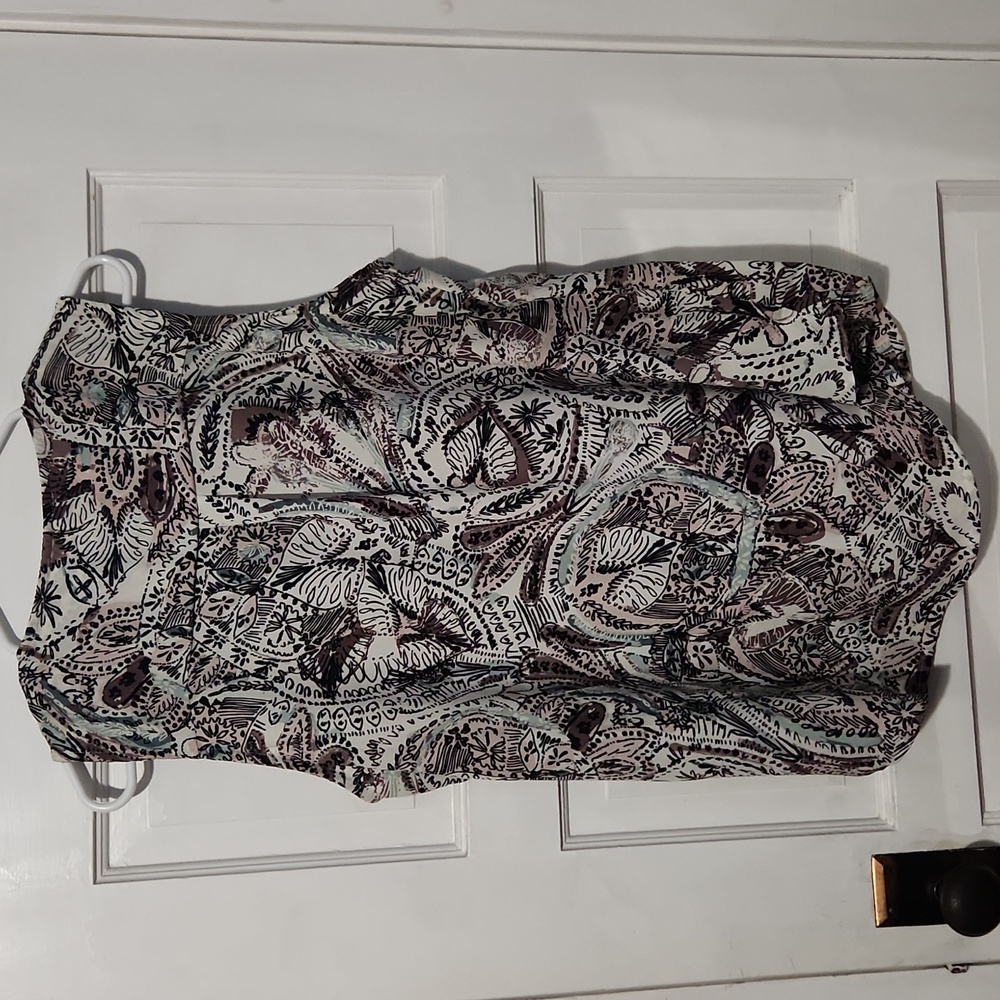 Womens Maurices Sleeveless Button Down XL - Picture 2 of 3